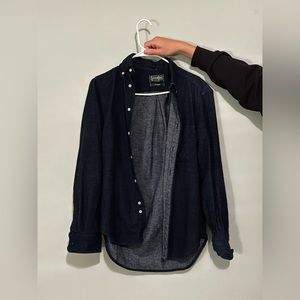 Gitman Bros Vintage Shirt-Jacket, Navy Blue, Perfect Condition